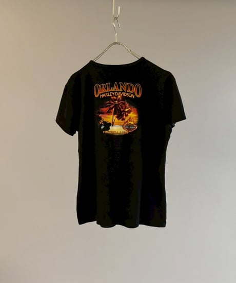 【USED】 Made in USA HARLEY DAVIDSON T-Shirt / 260704-005