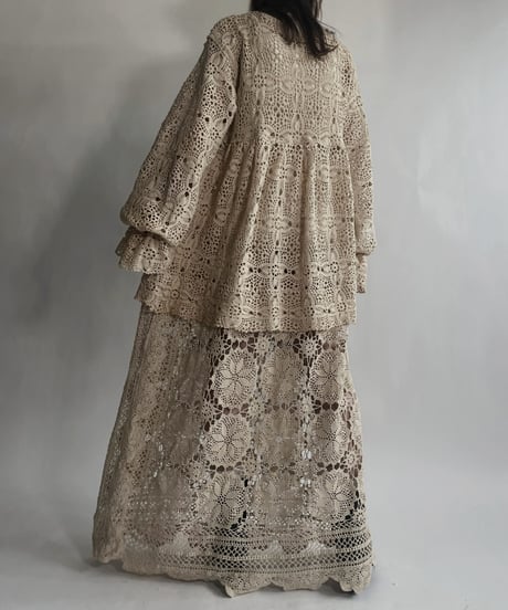 【RE;CIRCLE】 RE Crochet Lace One-piece / 220623-005
