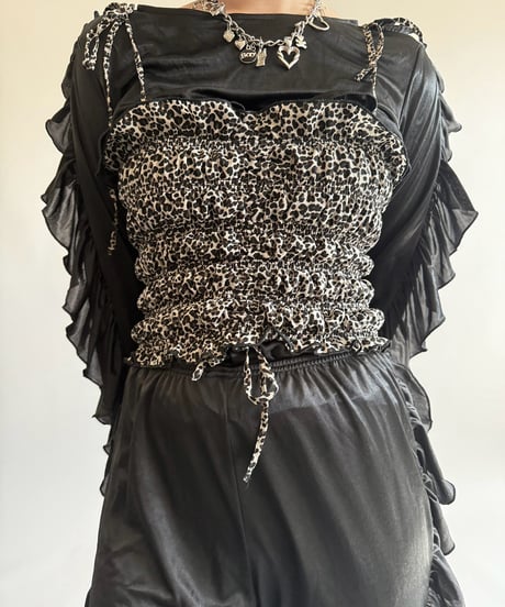 【USED】 Leopard Pattern Camisole Top  /250322-009