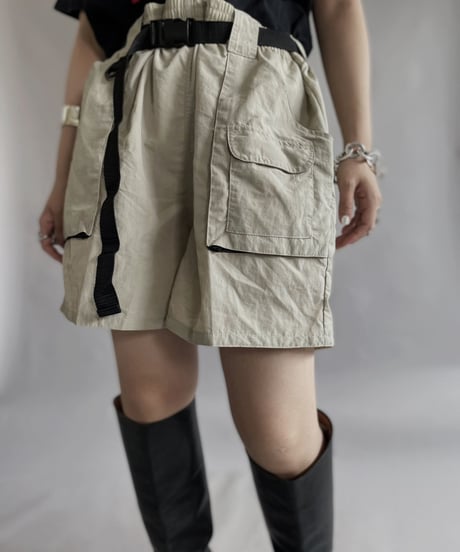 【USED】  BILL BLASS Nylon Shorts Pants /230617-004
