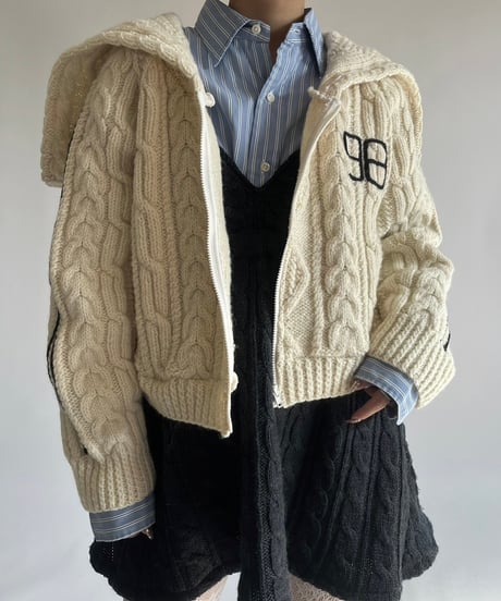 THE TINY SHOP BY MORI RE Aran Knit キャミ