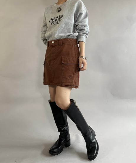 【USED】 Heaven Cargo Pocket Mini Skirt / 241109-018