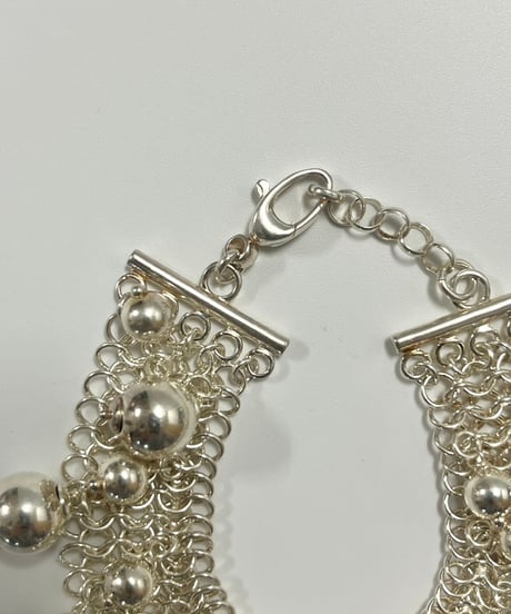 【USED】  Italy Silver 925 Pearl Bracelet / 241026-039