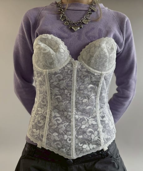【USED】 Lace Corset / 260411-020