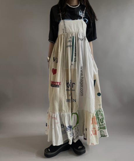 【RE;CIRCLE】RE Eco-Friendly Bag Camisole Long One-piece / 240516-018・019・020