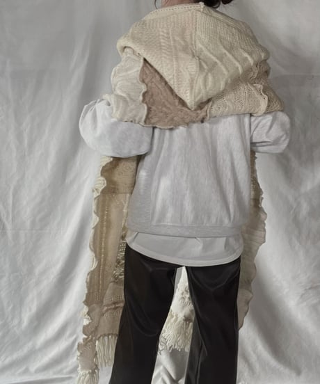 【RE;CIRCLE】 RE Alan Knit Muffler① /211223-001