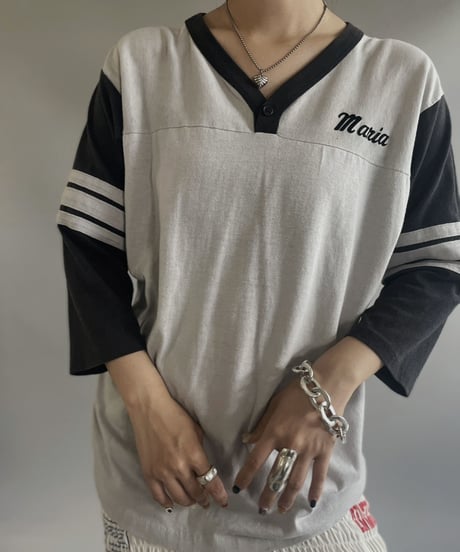 【USED】 Made  in USA 3/4 Length T-Shirt / 230727-011