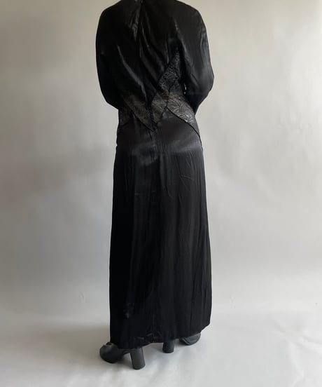 【USED】 Patterned L/S Long One-Piece /240914-034