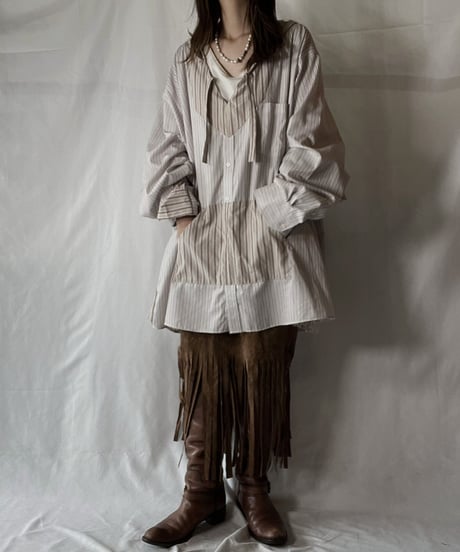 【RE;CIRCLE】 Remake Mexican Parker Shirt⑨/210906-010