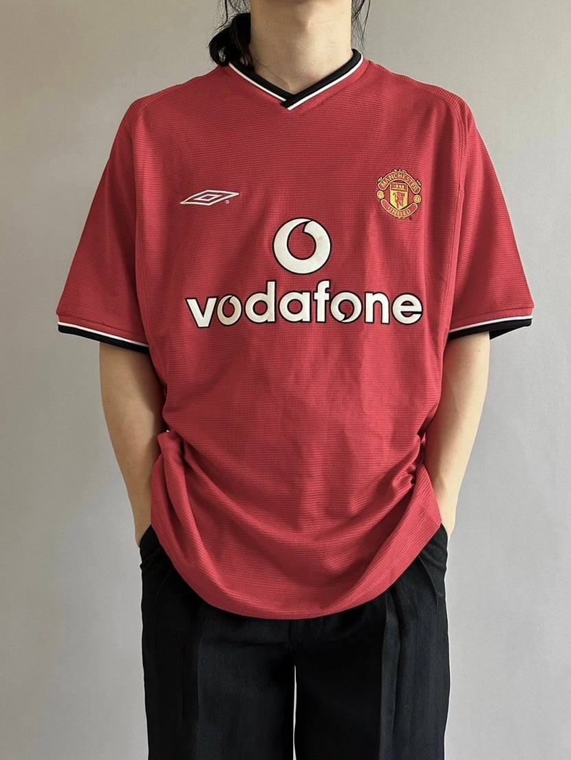 USED】UMBRO MANCHESTER UNITED Soccer Shirt /24 USED】UMBRO MANCHESTER UNITED Soccer Shirt /24