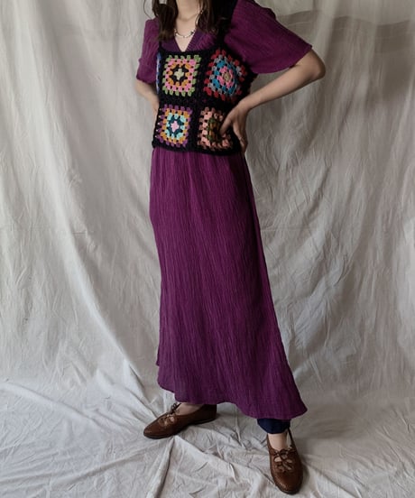 【NEW】 Granny Knit Bustier③/210421-021