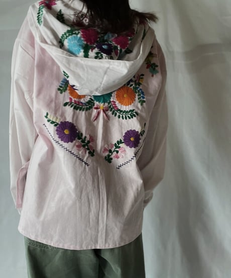 【RE;CIRCLE】 Remake Embroidery Ethnic Mexican Parker②/210906-018