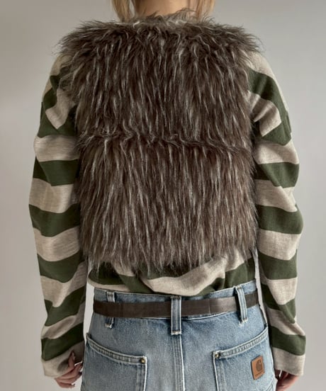 【USED】 Fur Vest / 251227-020