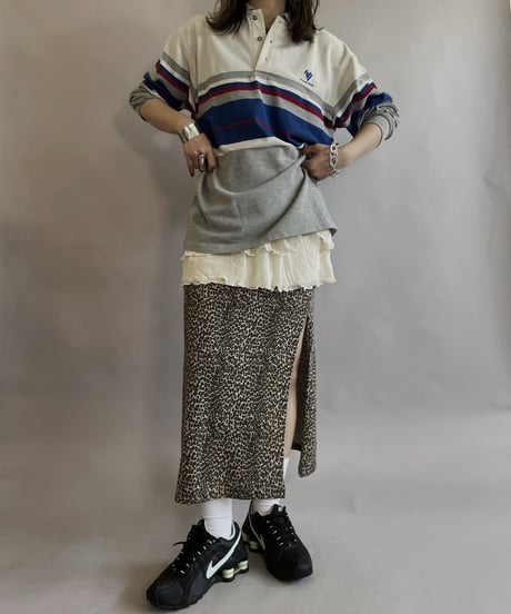 【USED】    Knncwel L/S Polo Shirt / 230610-005