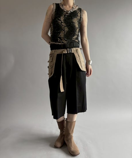 【RE;CIRCLE】  RE Fishing Vest Belt Bag / 260528-014