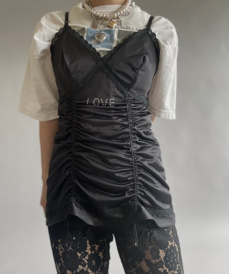 【RE;CIRCLE】 RE Slip Camisole Top /  240527-006