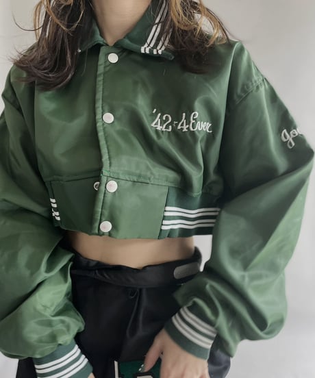 【RE;CIRCLE】 RE Nylon Short Jacket Green / 230309-005