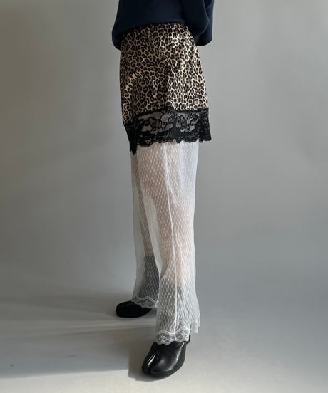 【USED】 Leopard Pattern Mini Skirt /250118-010
