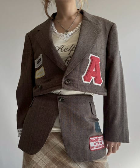 chinatsu aoyama メロウリメイク　最終値下げ chinatsu aoyama】mellowシリーズ リメイクトップス chinatsu