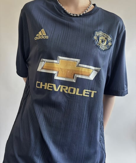 【USED】 18~19's adidas Manchester United Soccer Shirt / 250717-015