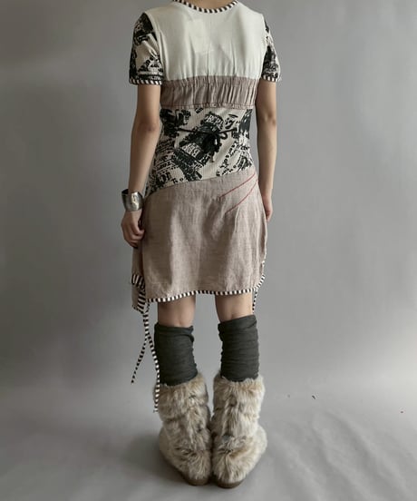 【USED】 Cop.Copine S/S Pleats Design One-Piece  /251014-026