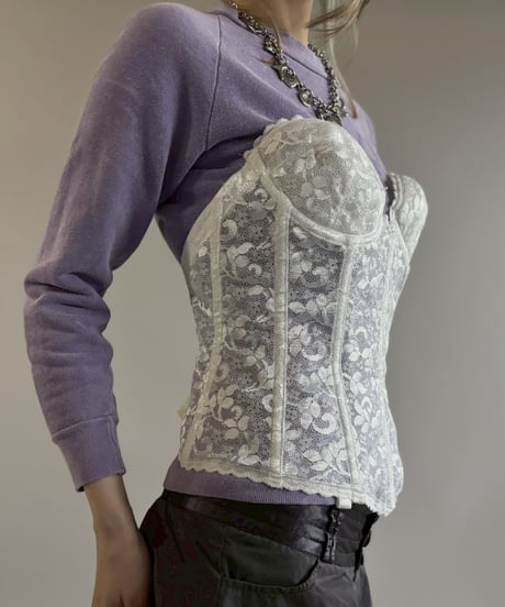 【USED】 Lace Corset / 260411-020