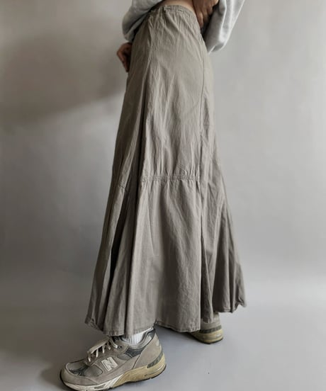 【USED】 Cotton Long Skirt / 220903-029