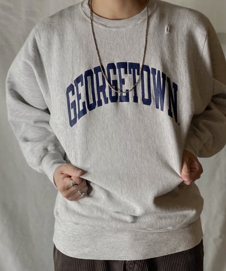 【USED】 90's Mexico Champion Reverse Weave Sweat GEORGE TOWN / 210127-043
