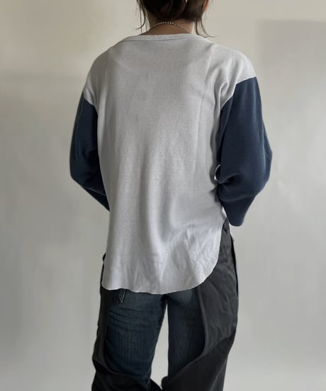 【USED】 70’s Champion 3/4 sleeved T-shirt "M.S.U." / 220625-013