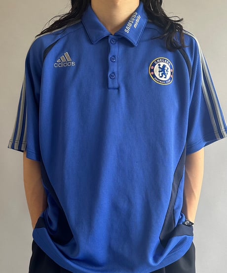 【USED】 adidas CHELSEA Soccer Shirt  /240603-070