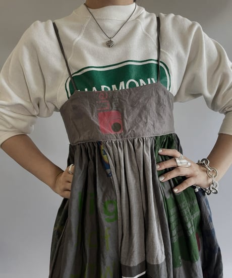 【RE;CIRCLE】RE Eco-Friendly Bag Camisole Long One-piece Gray / 2300828-017
