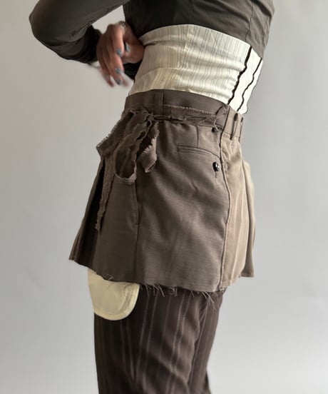 【RE;CIRCLE】 Re Suit Skirt / 250918-004