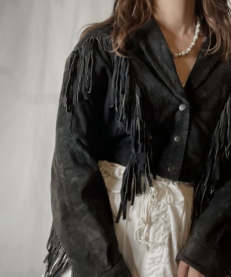 【USED】  Suede Jacket②/211110-031