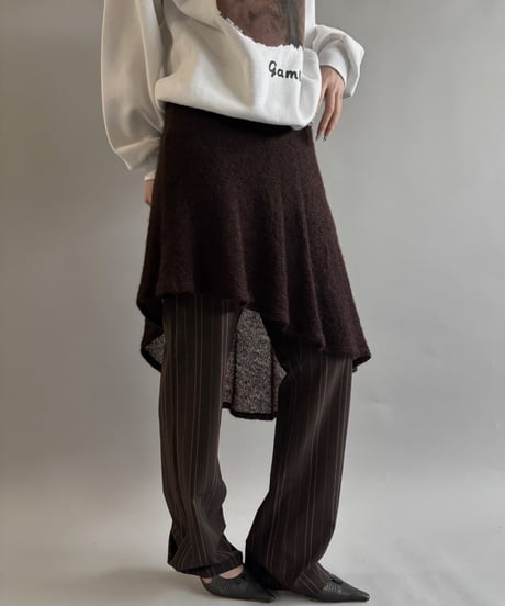 【USED】  Stripe slacks / 250927-004