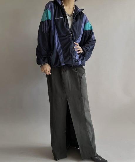 【USED】80s adidas Jersey Top /240224-008