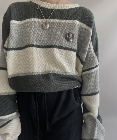 【USED】 Poly Knit Top/ 231026-009