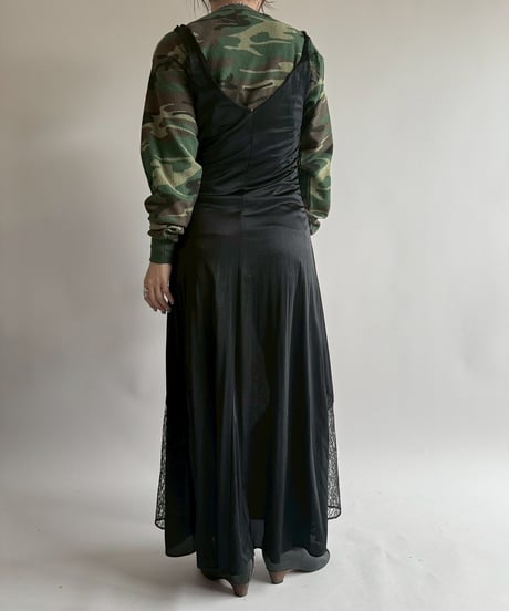 【USED】 Camo Waffle L/S Top /250412-039