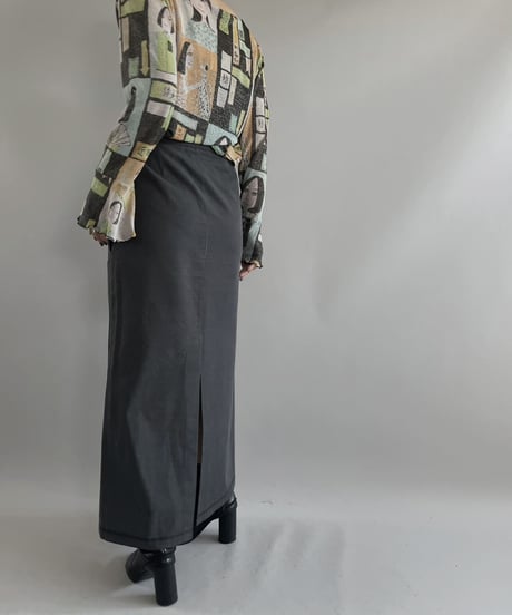 【USED】 SCANLAN THEDORE Long Skirt /231021-014