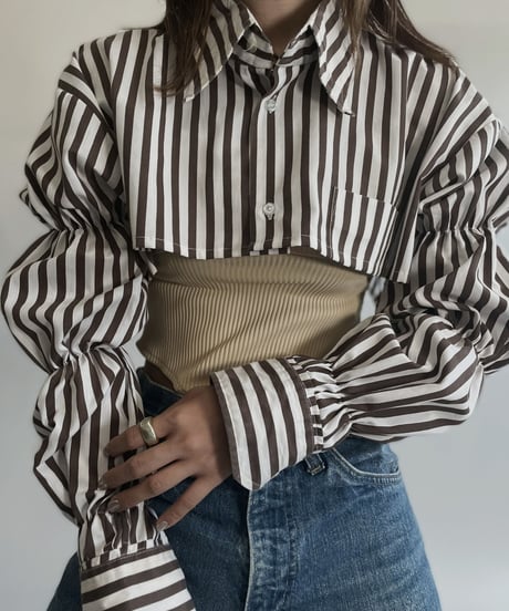 【RE;CIRCLE】 RE Puff Sleeved Shirt / 220630-001