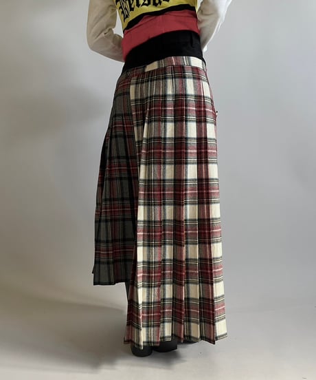 【RE;CIRCLE】 RE Kilt Skirt Long / 250206-008