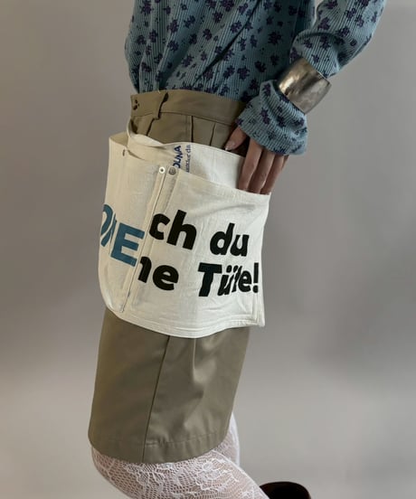 【RE;CIRCLE】 Re Eco Bag Apron /  260413-011