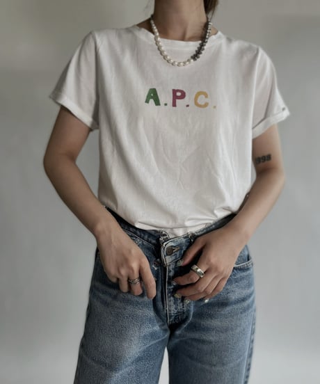 【USED】 A.P.C. Short Sleeved T-shirt / 220625-021