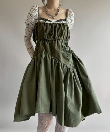 【RE;CIRCLE】 RE ARMY Gather Middle One-piece / 260326-001