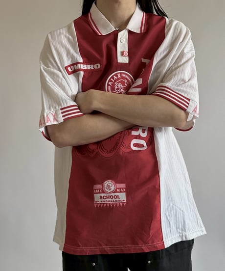 【USED】 UMBRO 97~98's AJAX Soccer Shirt/ 250607-048