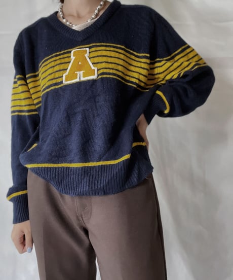【USED】  Knit L/S Top A/211014-060