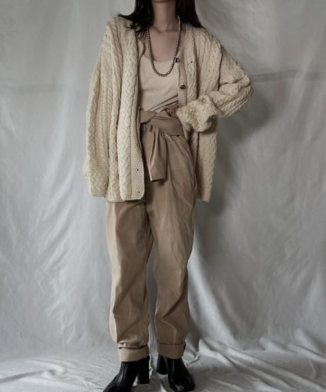 【USED】　Cable Knit Cardigan②/ 220120-048