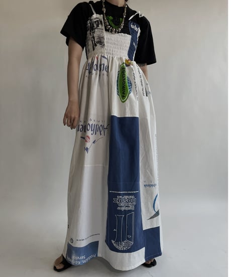 【RE;CIRCLE】RE Eco-Friendly Bag Camisole One-piece / 220512-018