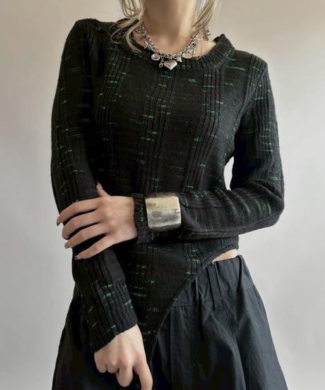 【RE;CIRCLE】 RE Rib Knit Leotard Top / 260416-013