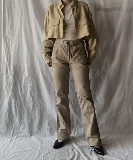 【RE;CIRCLE】 Remake Corduroy Side Line Pants⑦/210317-011