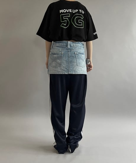 【USED】 Denim Mini Skirt /240729-008